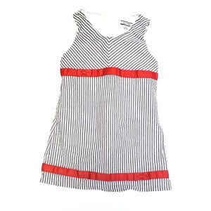 Hartstrings Girls Size 4 Seersucker Sleeveless Summer Dress Striped